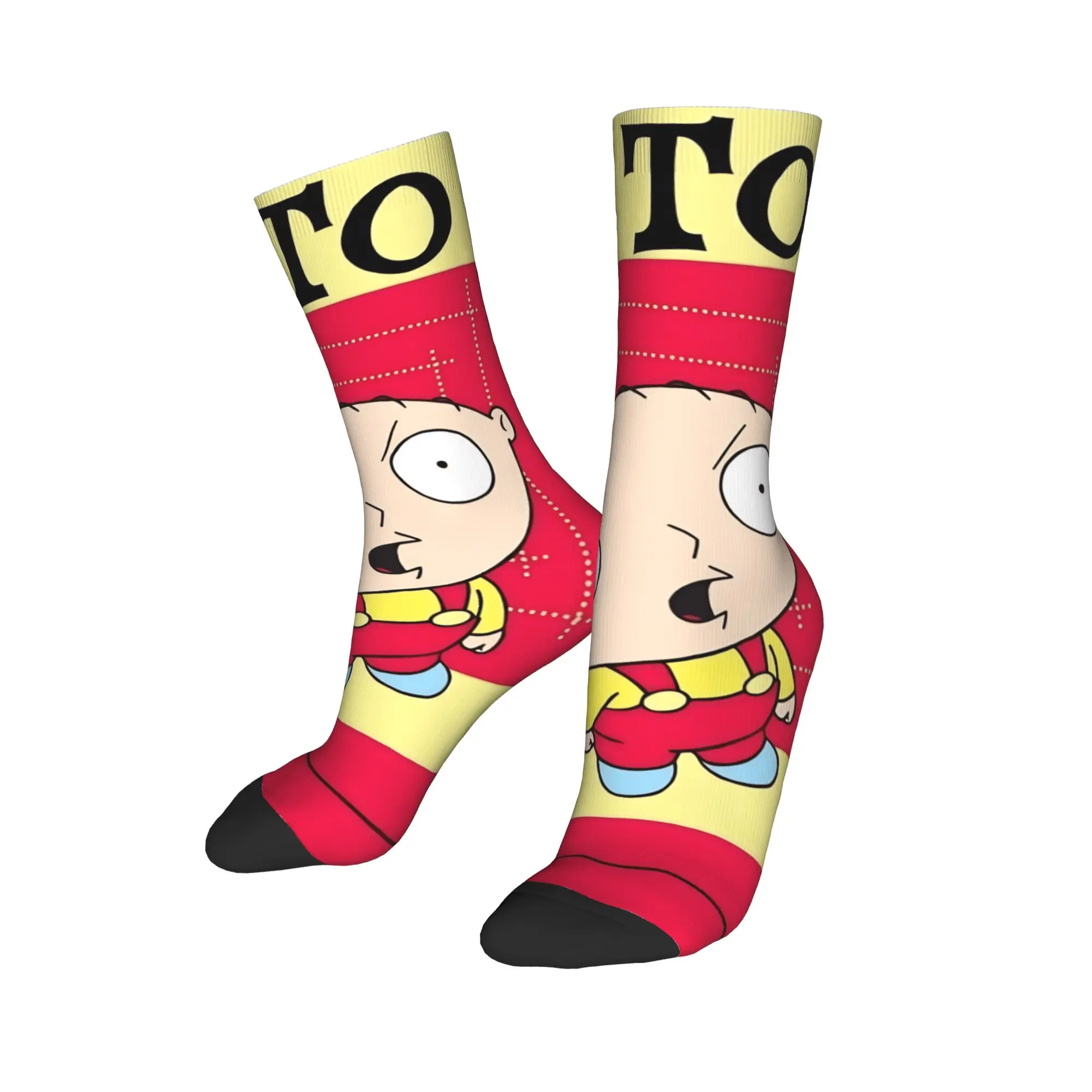 جوارب P-Peter Griffins جوارب مضادة للانزلاق للنساء والرجال جوارب جري متوسطة ناعمة للخريف جوارب بتصميم أنيق