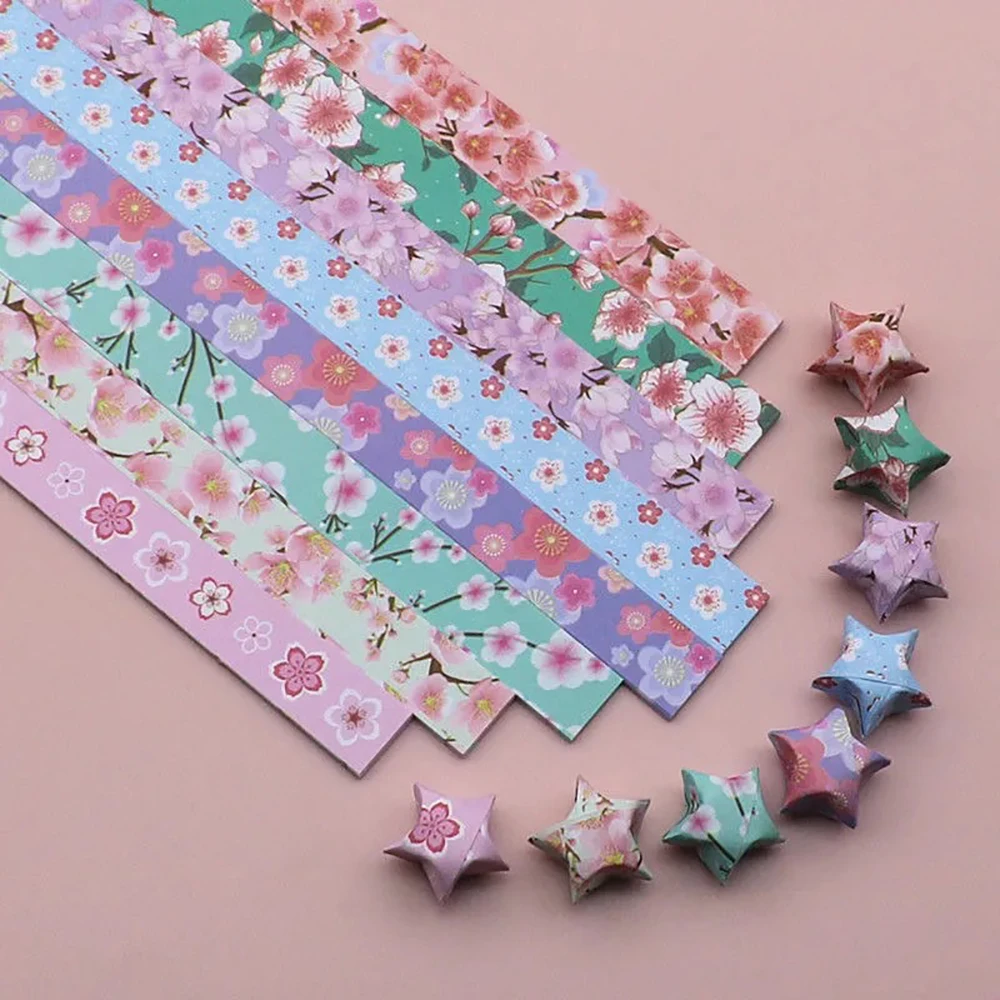 

Star Paper Strips Origami Stars Paper Handmade Colorful Star Folding Paper Paper Craft Lucky Cartoon Star Folding Paper