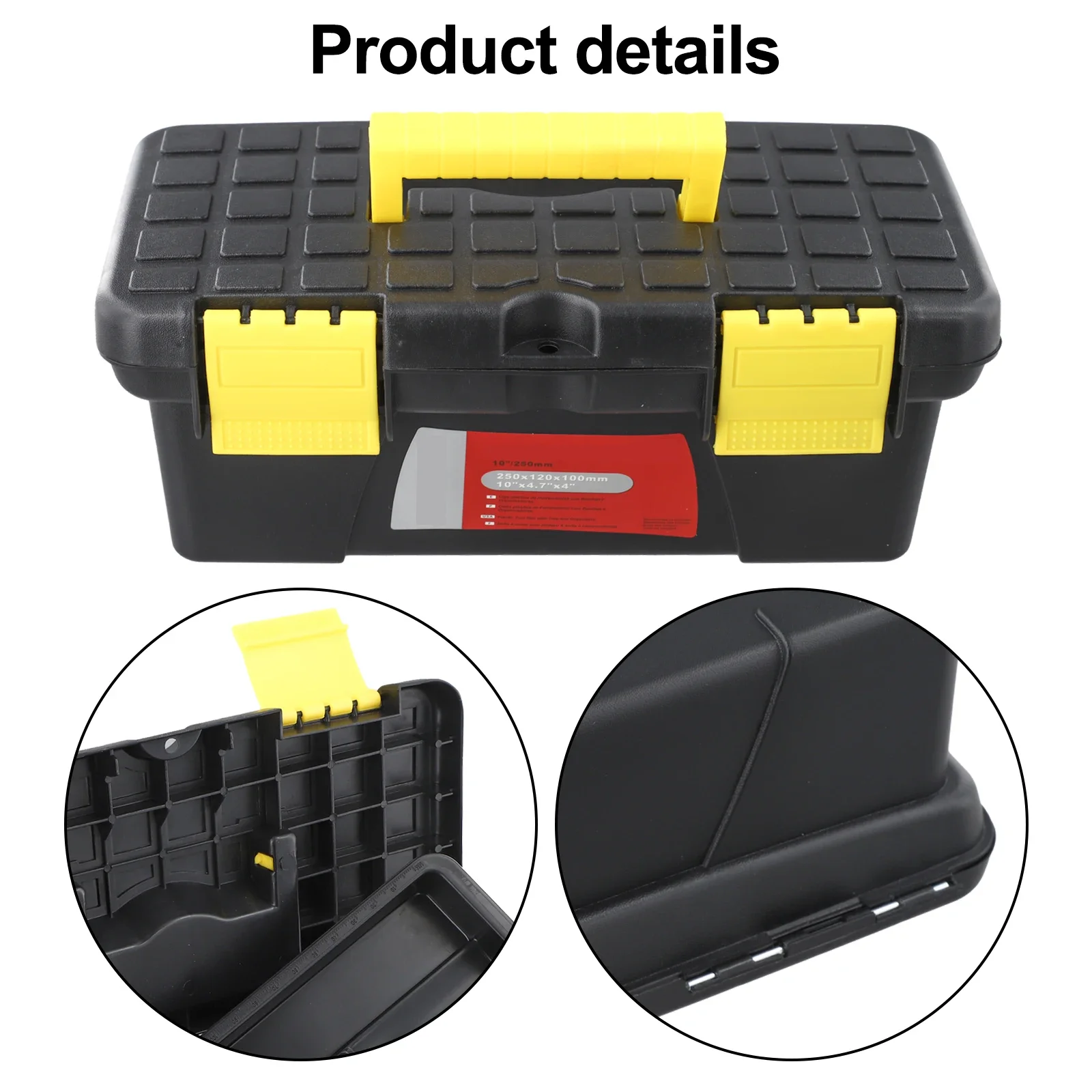 For Carpenters Tool Storage Multifunctional Case Home Projects Organized Storage Portable Toolbox Secure Closure