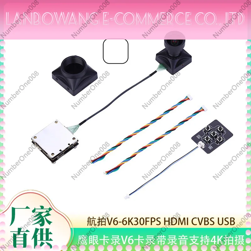 V6 Video Capture Card Support 4K Aerial Recording 6K30FPS with HDMI CVBS USB Interface
