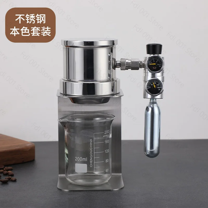 Portable Pneumatic Espresso Maker Gas Pressurized Coffee Machine