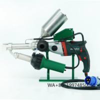 Hand Held Hot Air Welding  Geomembrane Plastic Extrusion Welding Extruder for Polyethylene PE PP