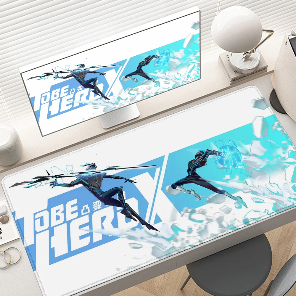 Anime PC Accessories 400X900mm Mouse Pad Computer Gaming HD Mouse pads Laptop To Be Hero X Extended Desk Mat Gamer Keyboard Mats