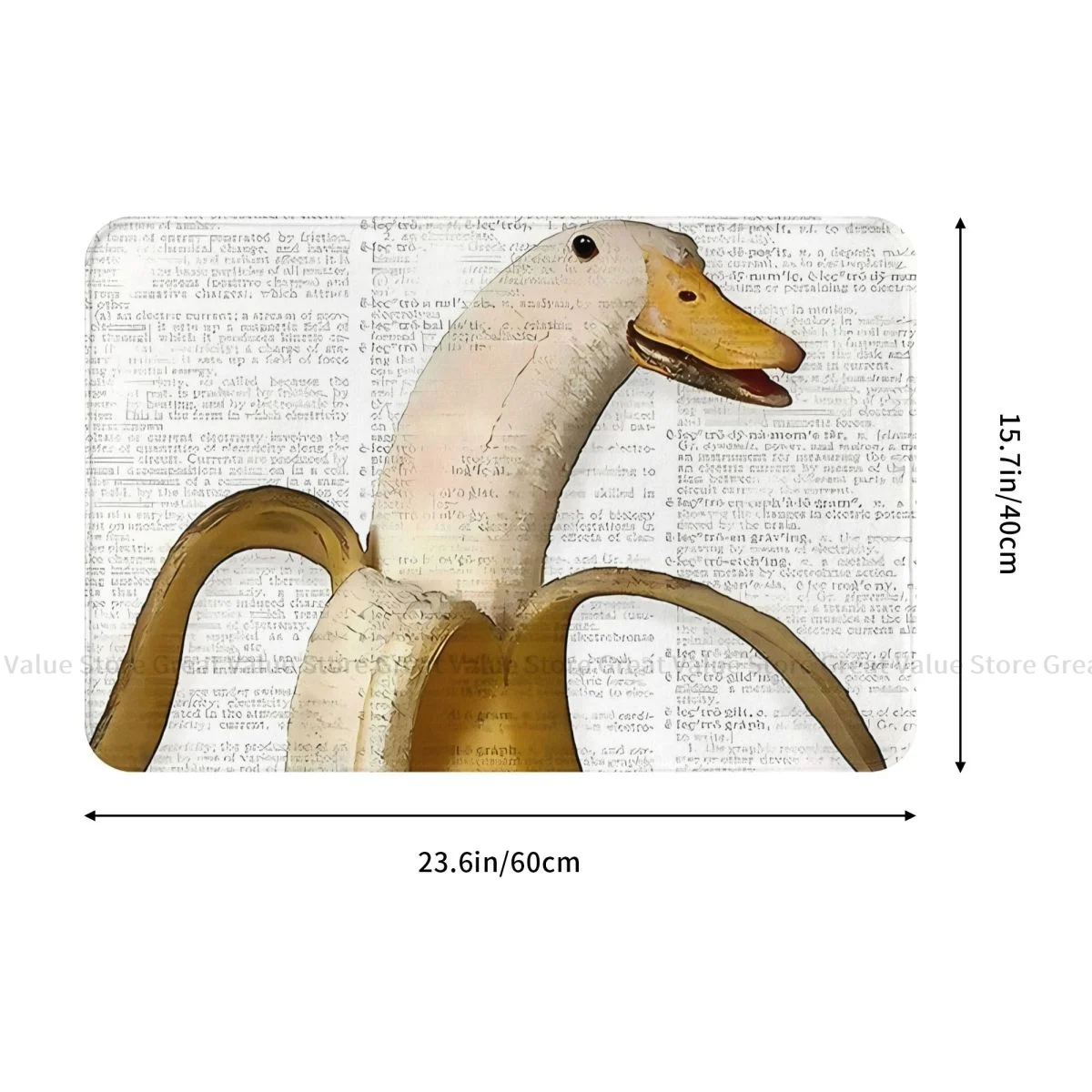 Kitchen Food Bedroom Mat Banana Duck Doormat Living Room Carpet Balcony Rug Home Decoration