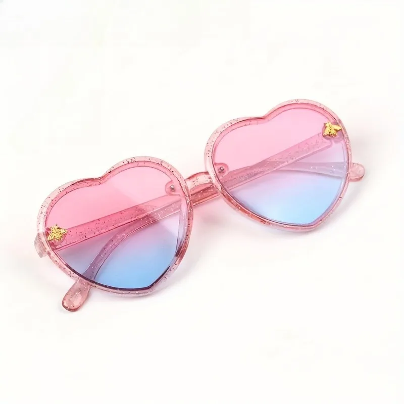 Neue Retro Love Frame Little Bee Dekobrille für Jugendliche, modische Brille für Jugendliche – Detail 5