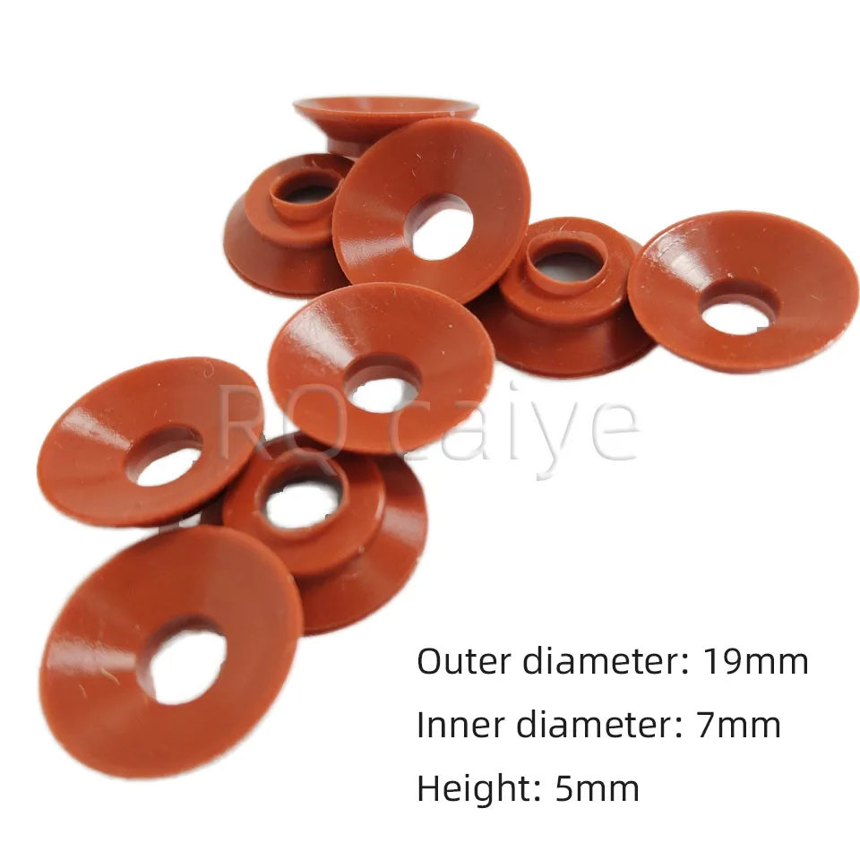 

200 шт./лот, оптовая цена, 19x7x5 мм, 42,016,072, красная резиновая присоска, присоска, детали машины для офсетного принтера