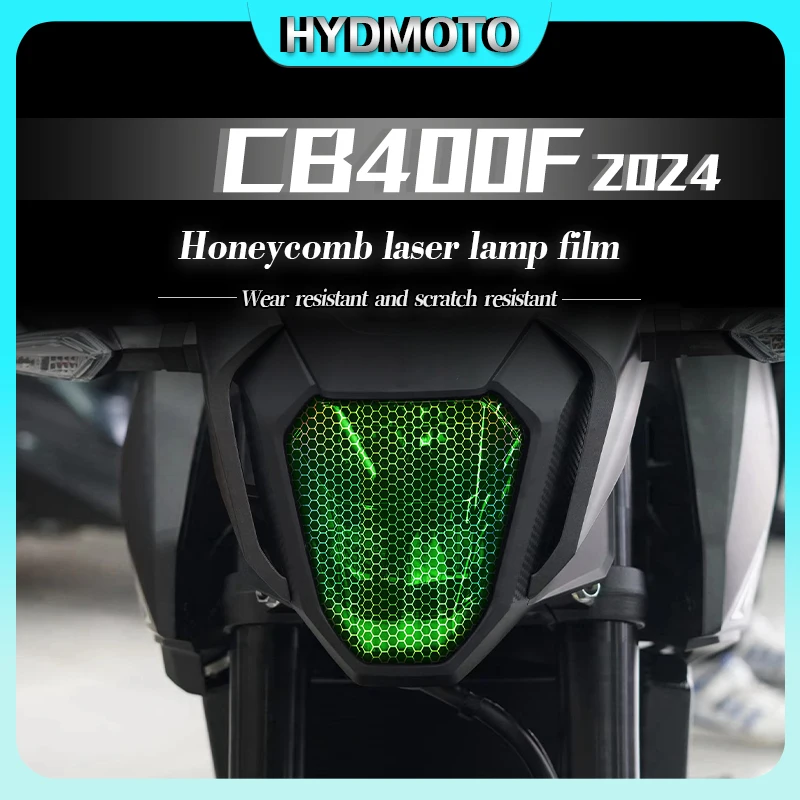 For Honda CB400F 2024 headlights taillights film honeycomb laser lamp film protective stickers protection modified accessories