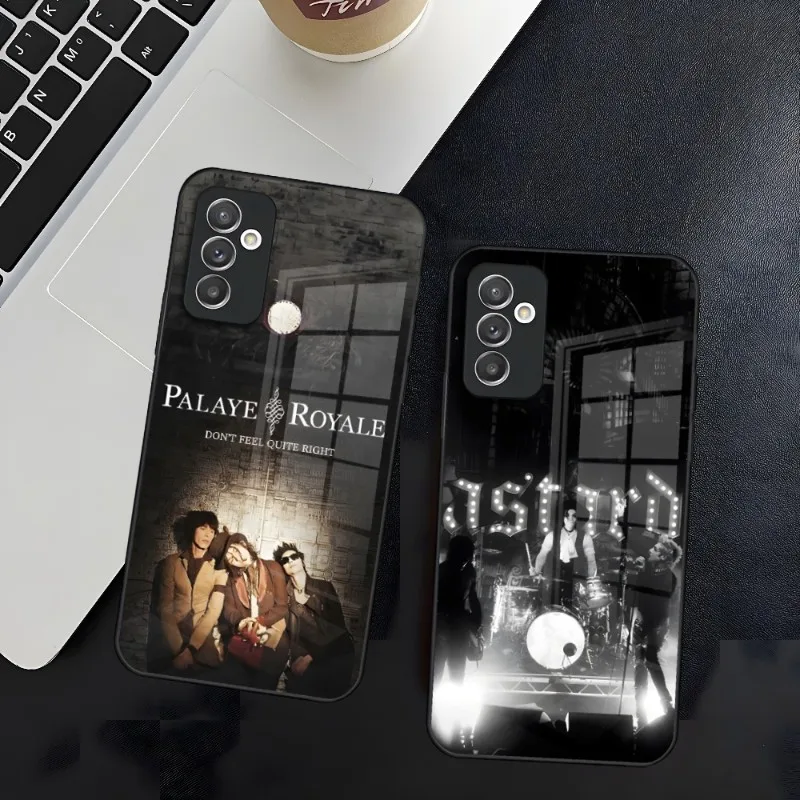 Music Palaye Royale Phone Case For Samsung S30 S21 S20 S23 S22 Fe S10 E S9 Note 20 10 Pro Ultra Plus 5G Glass