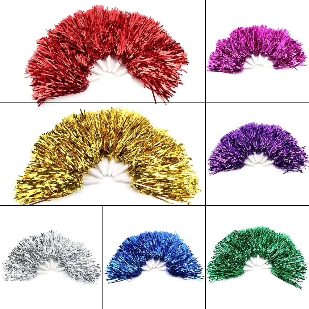 7 Colors Cheerleading Pom Poms Party Dance Accessory Sports Pompoms Cheer Cheer Pompoms Pompoms Cheer Cheerleading Pom Poms