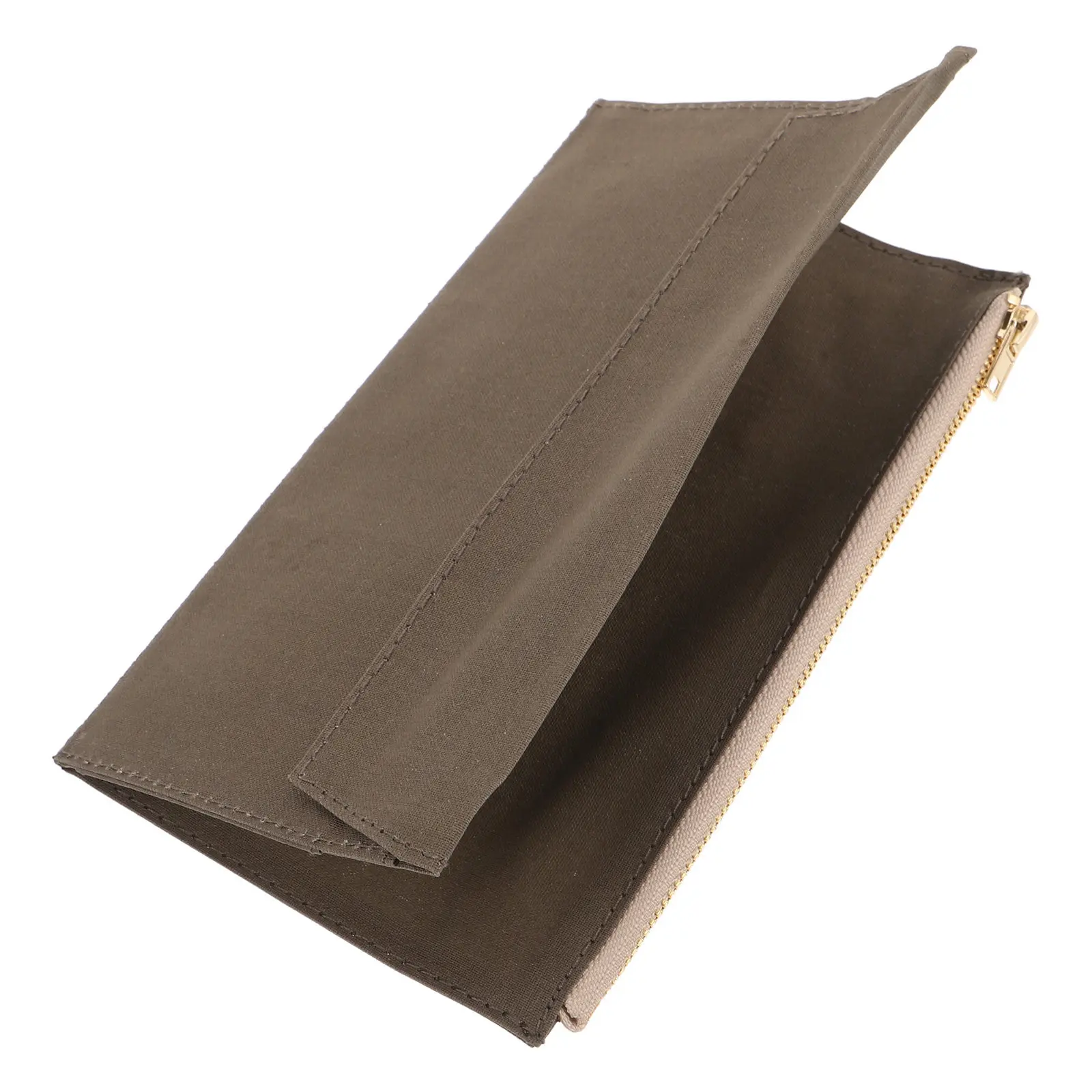 

Чехол для блокнота оливкового цвета из холщовой ткани, маленький органайзер для записей, чехол на молнии, футляр для дневника, планировщик для полевых заметок