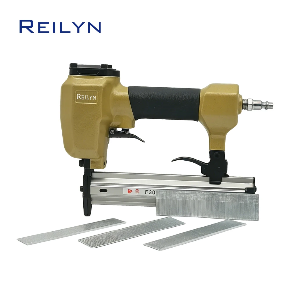 18Ga Air Brad Nailer F30 Finishing Nailing Gun Pneumatic Upholstery Stapler for Sofa Framing Furniture Woodworking Tools
