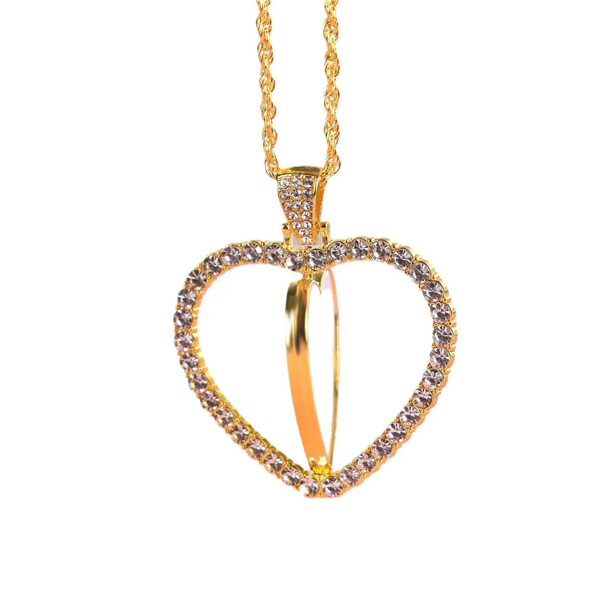 Custom Photo Rotating Heart Necklace, 360° Rotating Heart Pendant Personalised Photo Necklace a Customised Keepsake Gift for Her