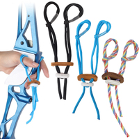 Archery Finger Sling Soft Archery Fingersling Adjustable Archery Sling Elastic Archery Finger Sling Hunting Shooting Accessory