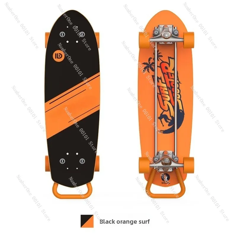 3-in-1 Land Surfboard Parent-child Sports Equipment Children's Sports Equipment Surf Stand Protective Gear Helmet PU Wheel