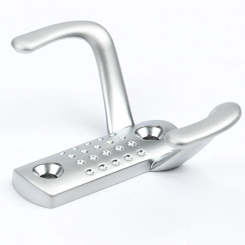 Heavy Duty Double Prong Coat Hooks Wall Mounted with Screws Retro Double Hooks Utility Hooks for Coat, Scarf, Bag, Key, Cap, Hat