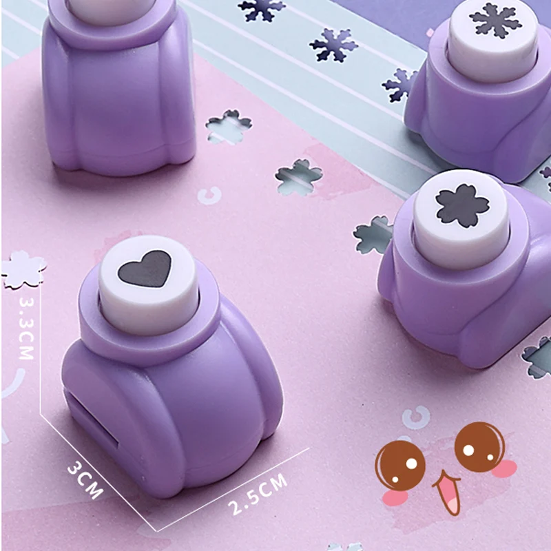 1 PCS Mini Scrapbook Punches Handmade Cutter Card Craft Calico Printing DIY Flower Paper Craft Punch Hole Puncher Shape