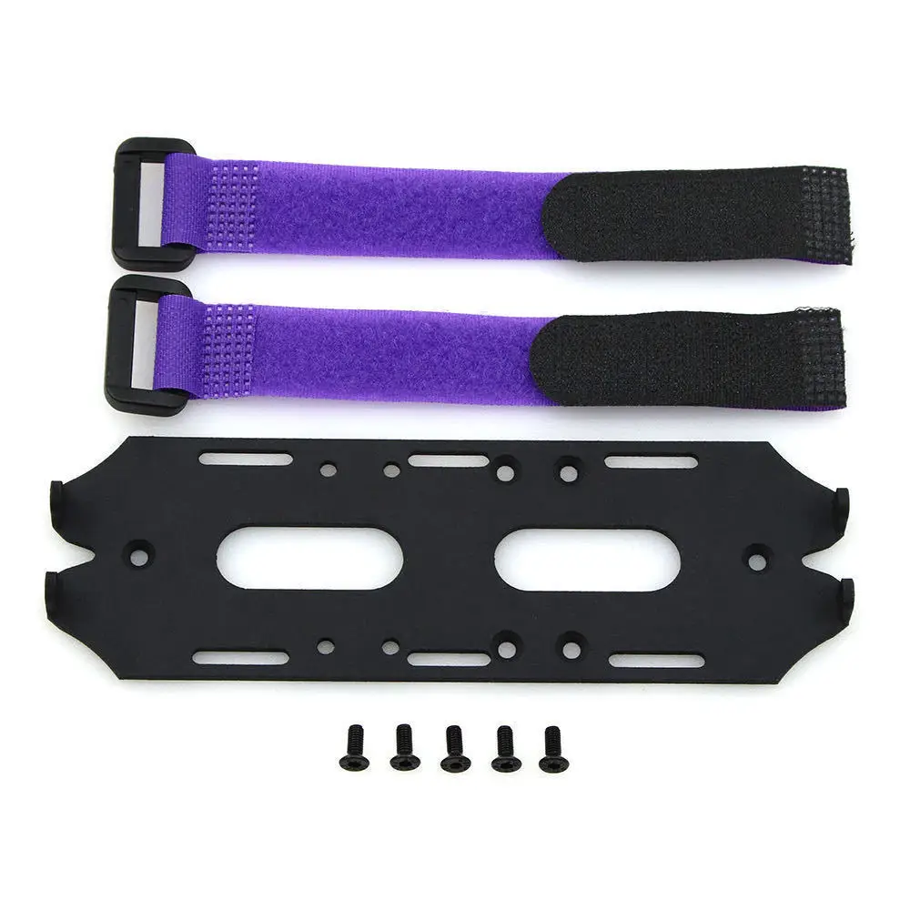 

Axial SCX10 simulation climbing car CNC machining alloy battery tray, anodized metal upgrade accessories