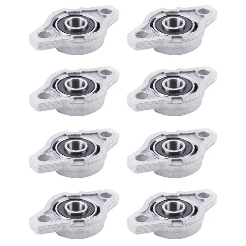 ABWZ-8X KFL000 Bore Inner 10Mm Flange Ball Mounted Pillow Block Bearings