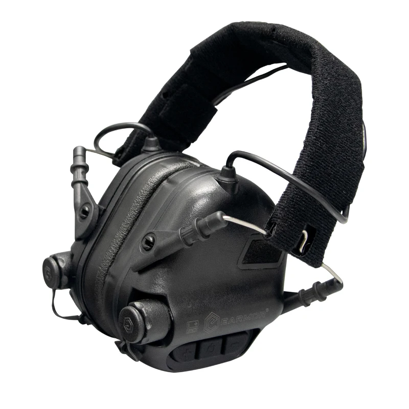 Imagem -02 - Earmor M31 Mod3 Cabeça Montado Tiro Earmuffs Tático Auscultadores com Cancelamento de Ruído Caça Ativo Auscultadores com Cancelamento de Ruído