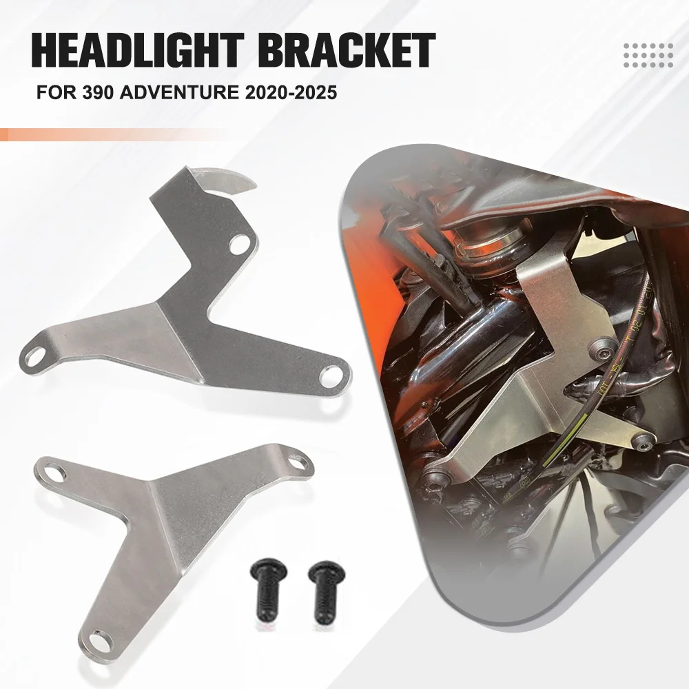 

390ADVENTURE Motorcycle Headlight Brace Set Reinforcement Brackets Neck Brace 390 ADVENTURE 390 ADV 2019 2020 2021 Accessories