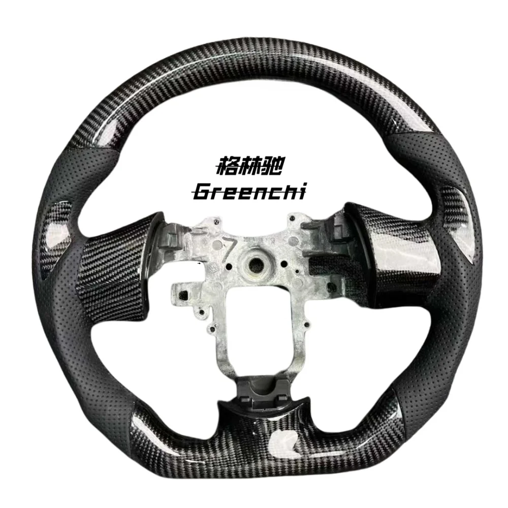 

Customized Forged Carbon Fiber Steering Wheel for Mitsubishi Outlander Racing Style Sports Design