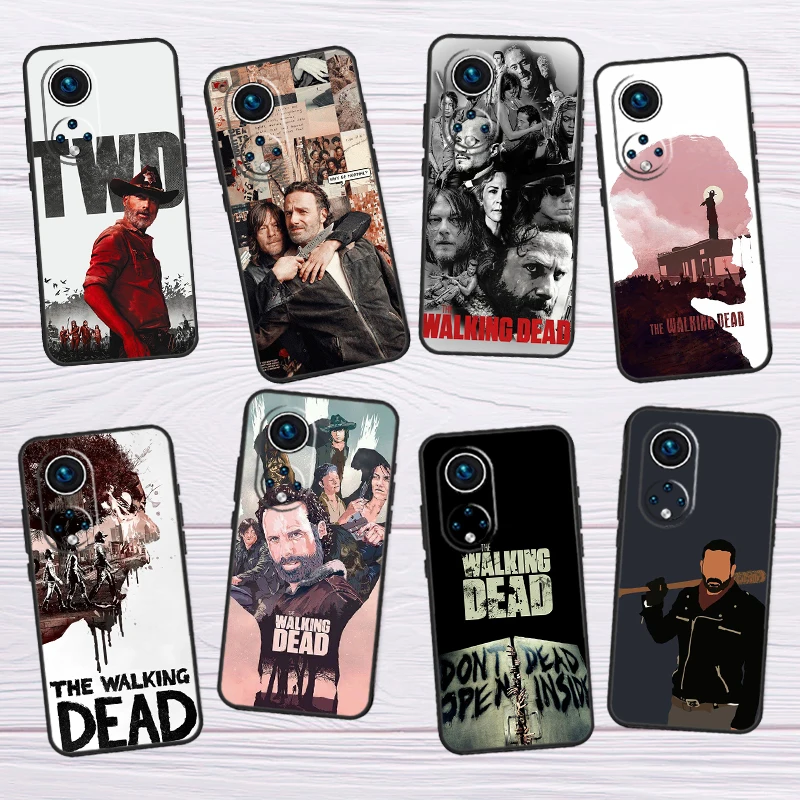 Hot TV The Walking Dead For Honor X8 X7 X9 a 50 70 90 Magic5 Lite Huawei P60 P40 P20 P30 Pro P Smart Nova 9 5T Case