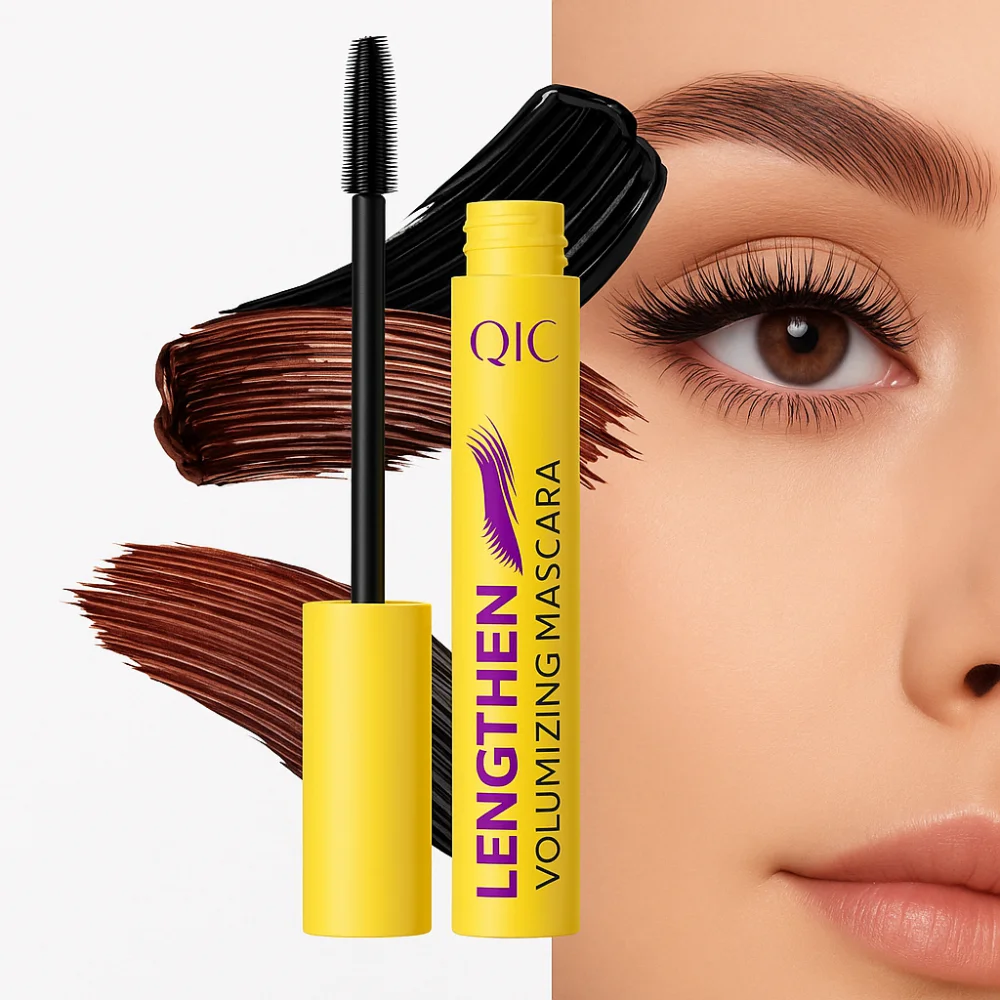 

Smudge-Proof Volume Mascara Natural Look Clump-Free Waterproof Mascara Lengthens Eyelashes Long Lasting Curl Extension Mascara