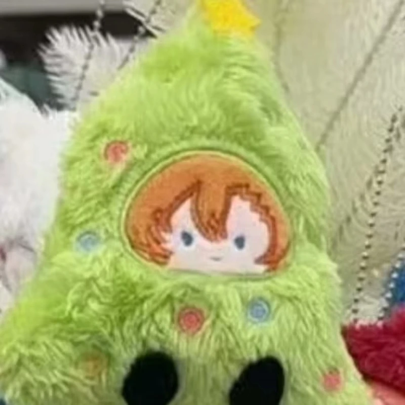 Bungo Stray Dogs Christmas Tree Plush Doll Cartoon School Bag Pendant Creative Car Key Fighting Anime Peripheral Holiday Gift