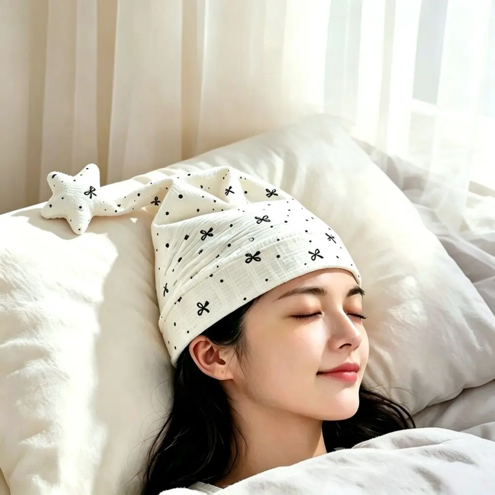 Soft Breathable Sleeping Bonnet Women Night Head Wrap Adjustable Maternity Hat Comfortable Sleep Cap For Daily Wear