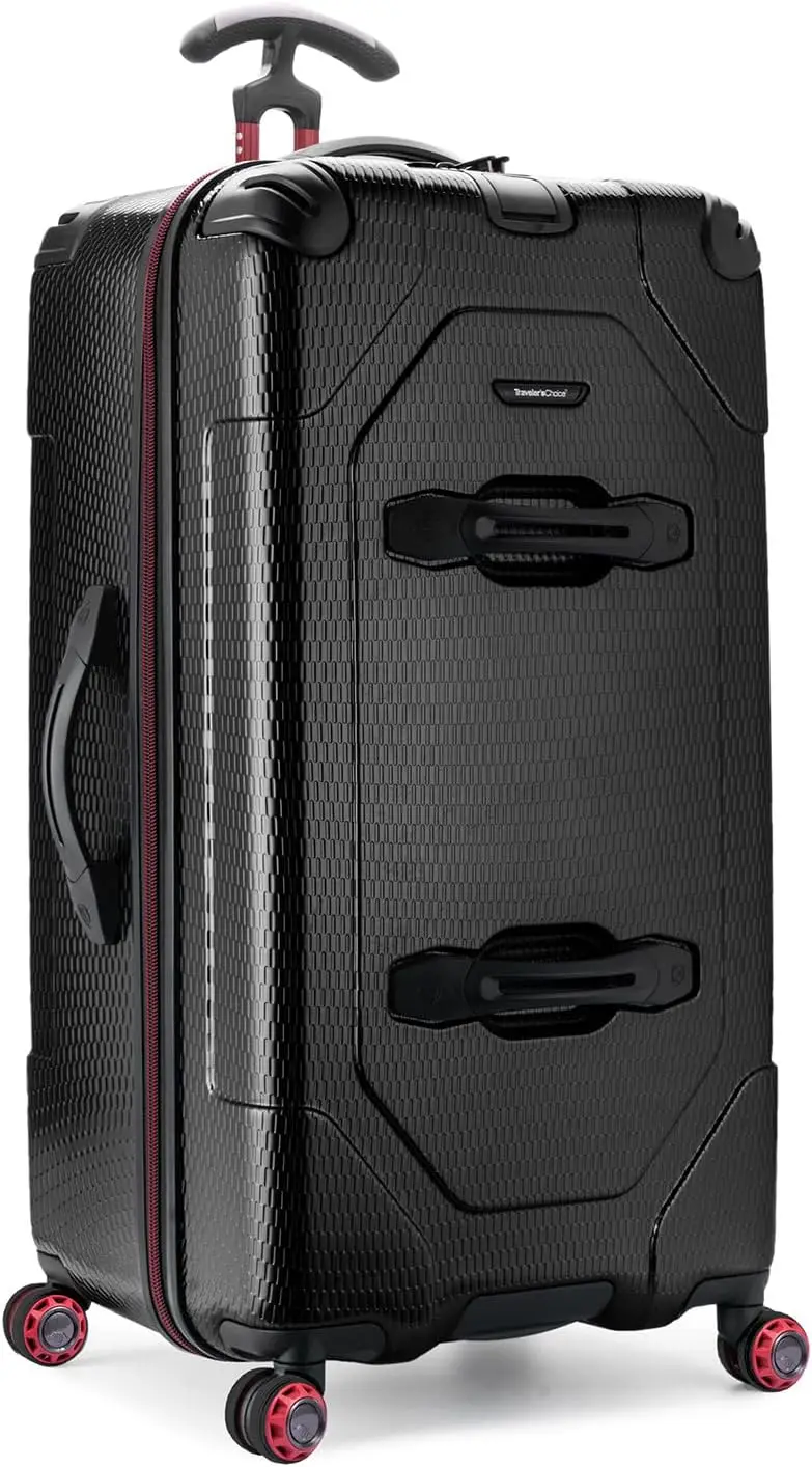 

Traveler's Choice Maxporter II 30" Hardside Spinner Trunk Luggage, Expandable, Black