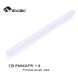 Bykski CB-PMMAFR 12 14 16mm Frosted Acrylic Rigid Tube 500mm 4pcs
