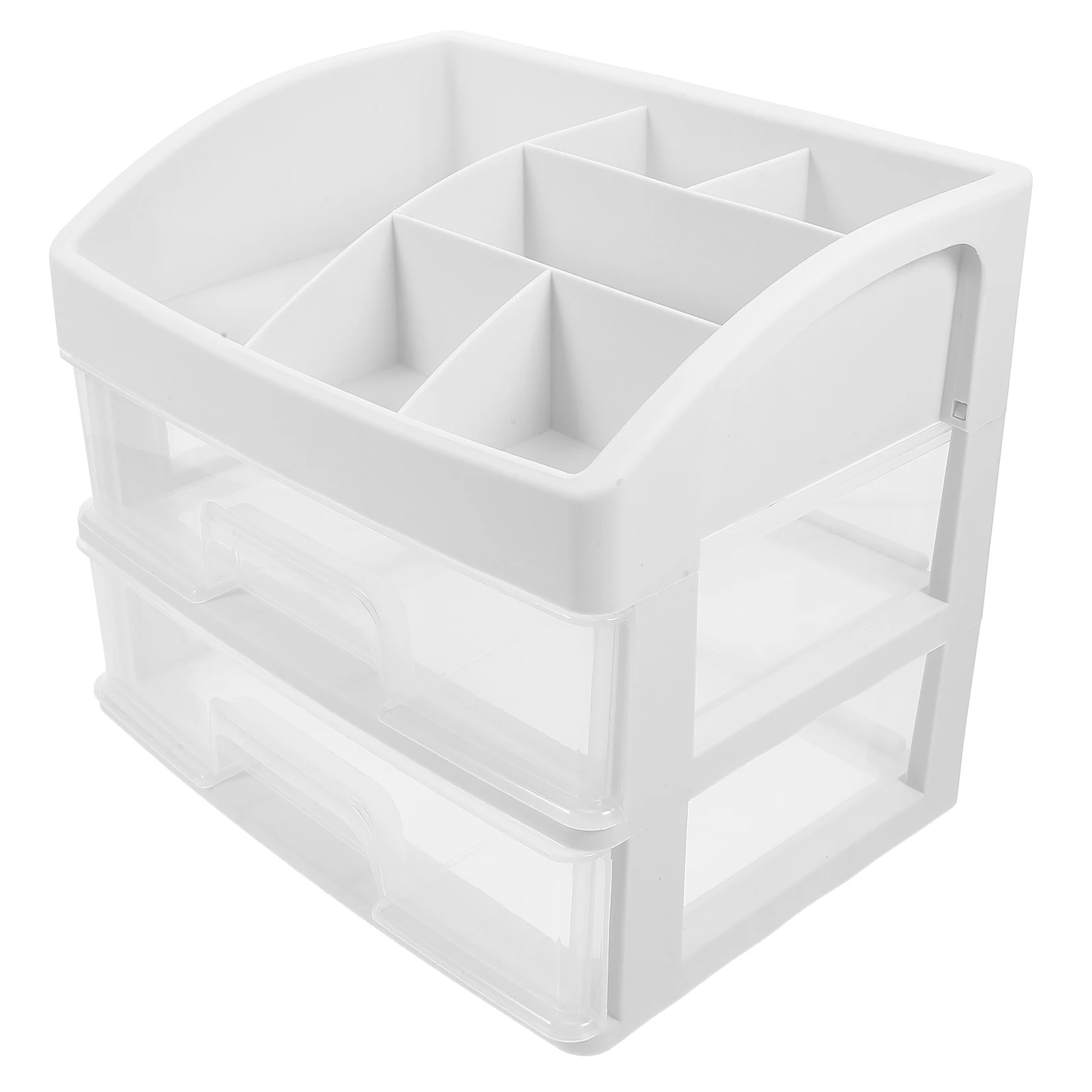 

Multi Layer Drawer Storage Box Desk Organizer Transparent PP Stationery File Holder Office Supplies Classroom Kitchen Bedroom