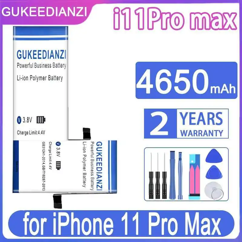 

Mobile Phone Battery 4650Mah Long-Lasting For Apple Iphone 11 Pro Max 11Pro Safe