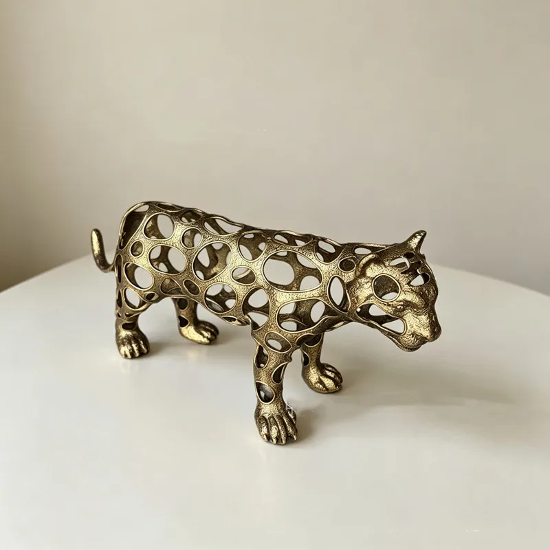 Metal Weave Cattle Bull Handicraft Furnishings Hollow Out Iron Geometry Modern Home Decoration Accessories Metal Crafts Animal