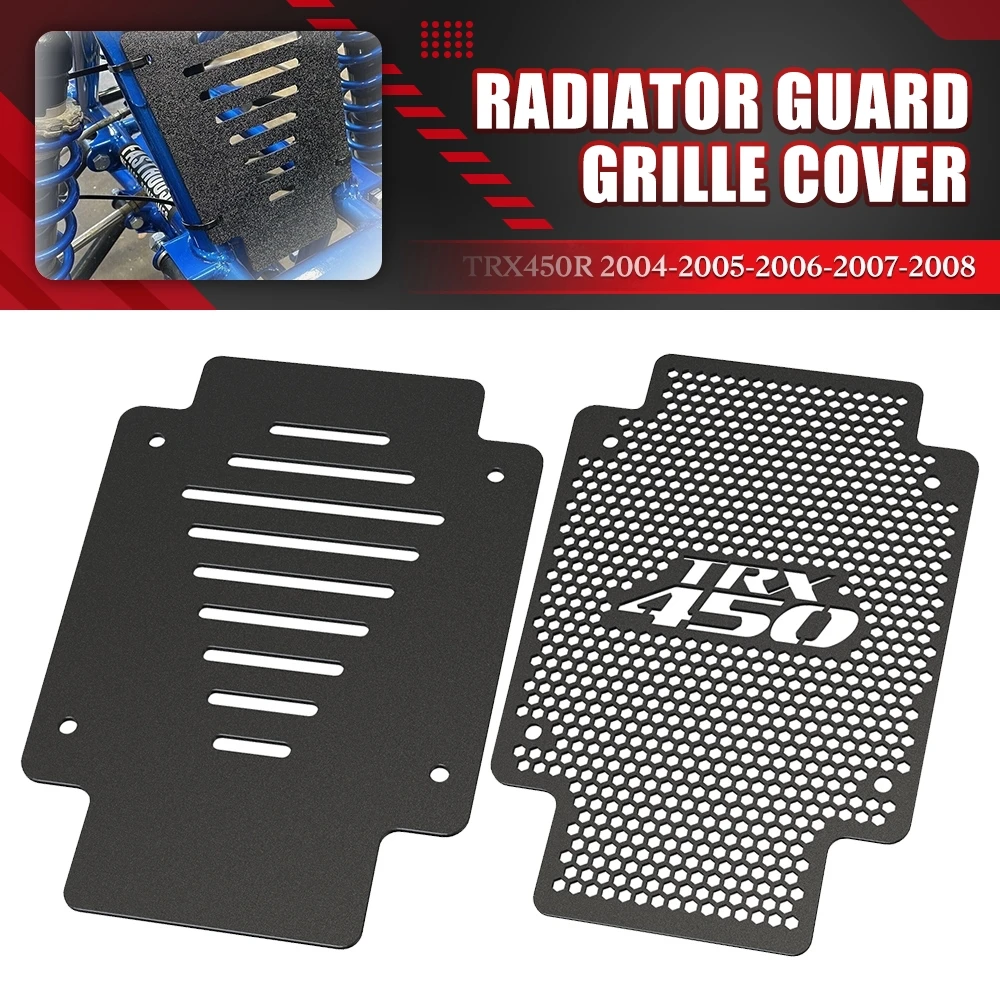 

Motorcycle Accessories For Honda TRX450R TRX450ER 2004 2005 2006 2007 2008 Radiator Grille Guard Cooler Protection Part trx 450r