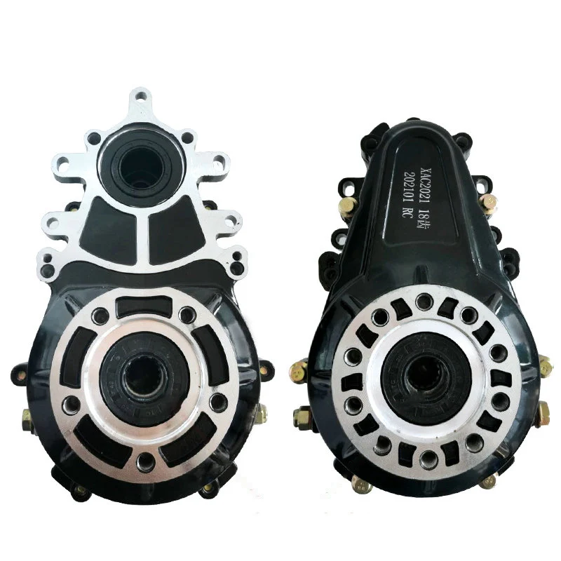 16-tooth long-shaft electric vehicle motor integrated/split differential gearbox, output shaft 16/18-tooth, gear change optional