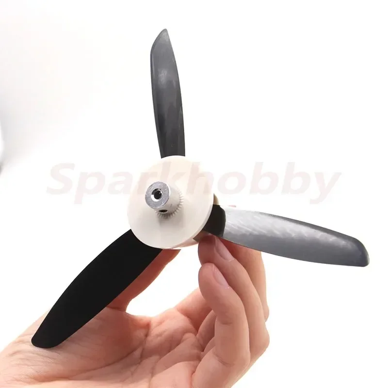 1set  Propeller Spinner 33/35mm with 3.17mm Paddle Clamp Adapter for 6mm 5-11inch Shaft Props 3 Blade RC Spare Parts