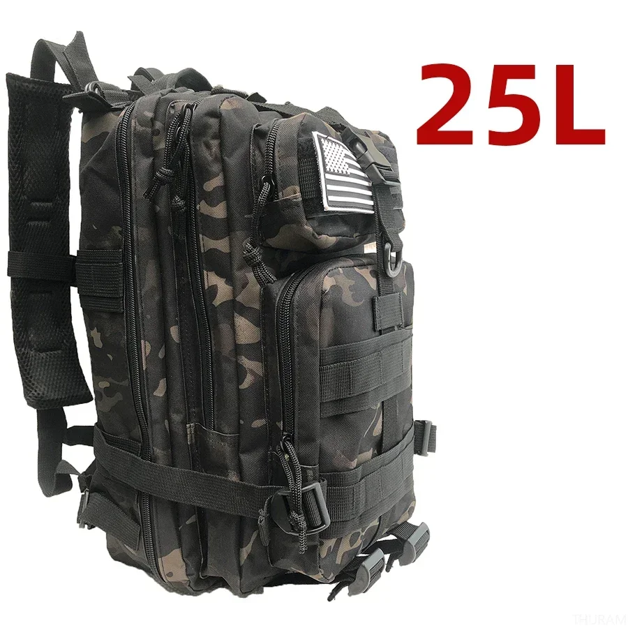 Thuram 25L/50L 1000D Nylon Wasserdichte Trekking Angeln Jagd Tasche Rucksack Outdoor Rucksäcke Taktische Sport Camping Wandern 10