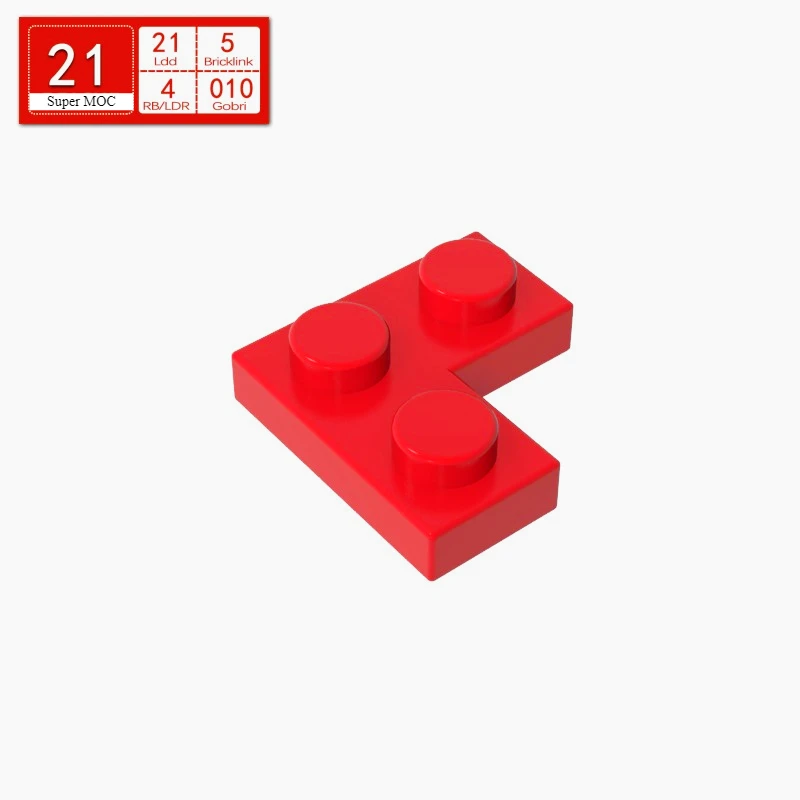 10PC Building Blocks Kit High-Tech Board Parts Plate 2x2 Corner 2420 Element Brick Parts Enlighten Creative Kid Toys Accessories
