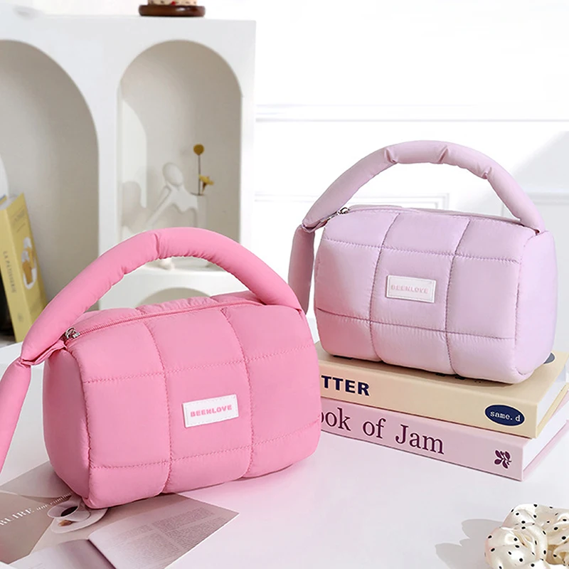 Cloud Makeup Bag Puffy Makeup Bag Travel Cosmetic Bag Cute Makeup Pouch Portable Toiletry Bags For Women