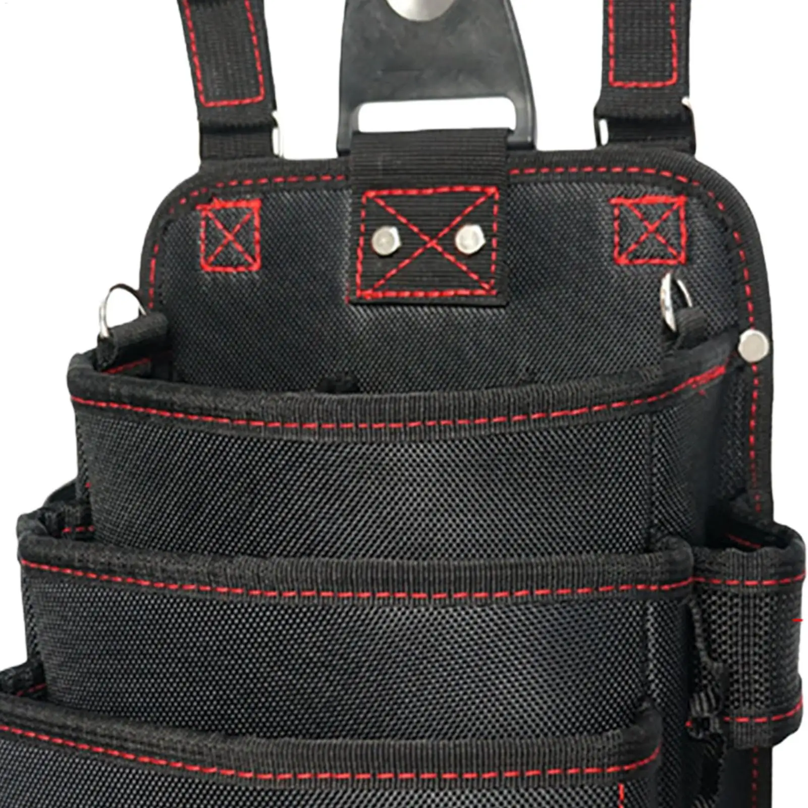 أداة حزام 3-Layer مقاوم للماء أكسفورد حزمة فاني حامل أداة حزام الحقائب للكهربائي البناء العمل حديقة النجار #4