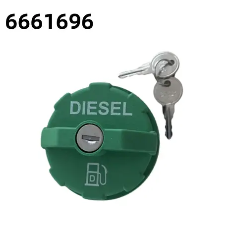 6661696 Locking Diesel Fuel Cap For Bobcat 753 763 773 863 864 873 883 963 A250 A300 S100 S130 S150 S160 S175 6661114 Fuel Cap