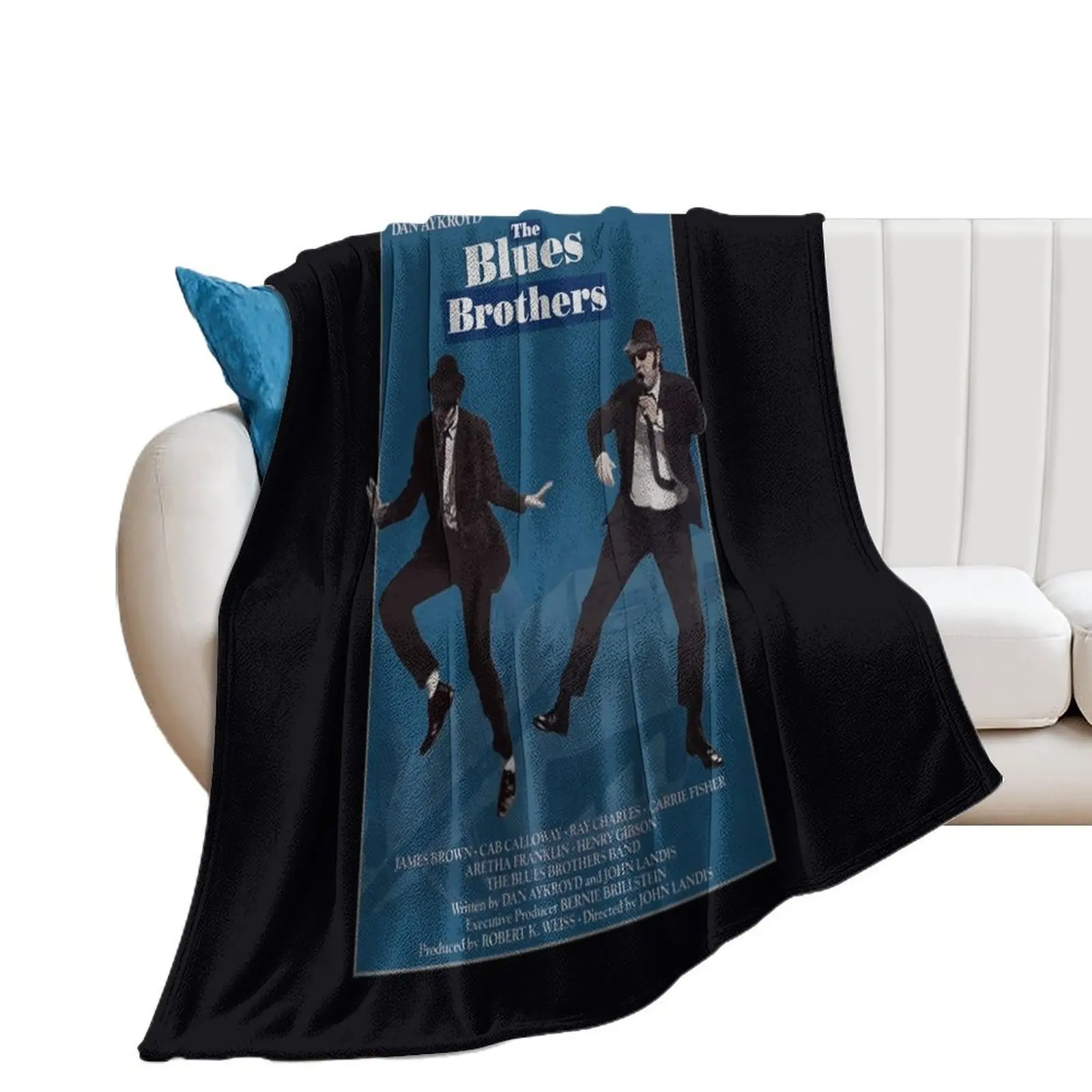 

Blues Brothers Postcard \t Throw Blanket Polar Warm Moving Soft Plush Plaid Blankets