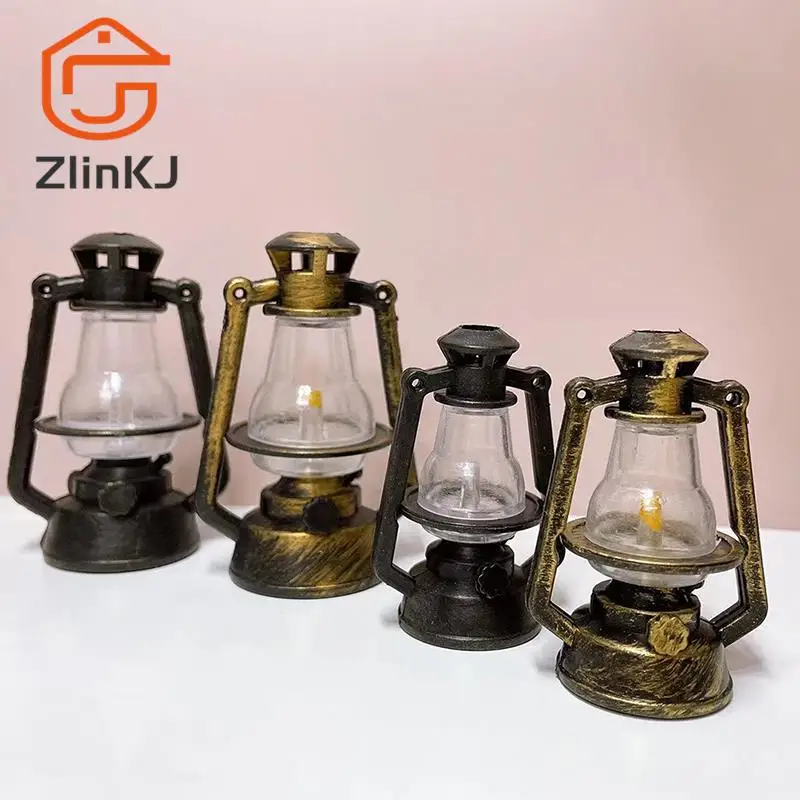 1Pc Creative DIY Decorative Lights Garden Dollhouse Miniature Landscape Decor Lamp Craft Micro Landscape Light Model