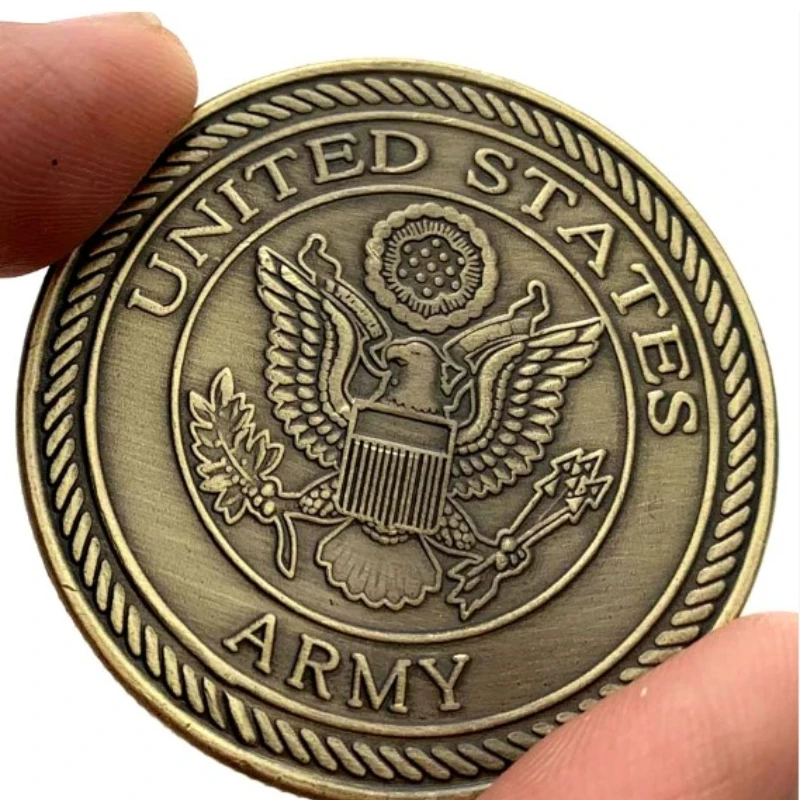 M-60 Patton Tank Copper Plated Souvenir Coin Military Fans US Army Commemorative Coin Collectible Gift view 4