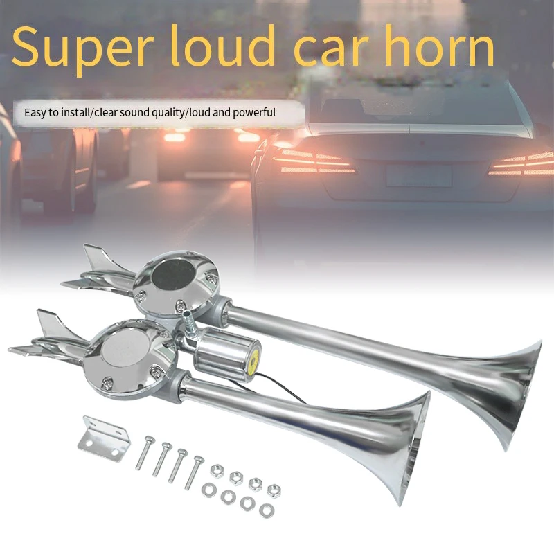 عبر الحدود أنبوب واحد ومزدوج 304 الفولاذ المقاوم للصدأ تطبيق كهربائي قارب قارب الغاز بوق السيارة