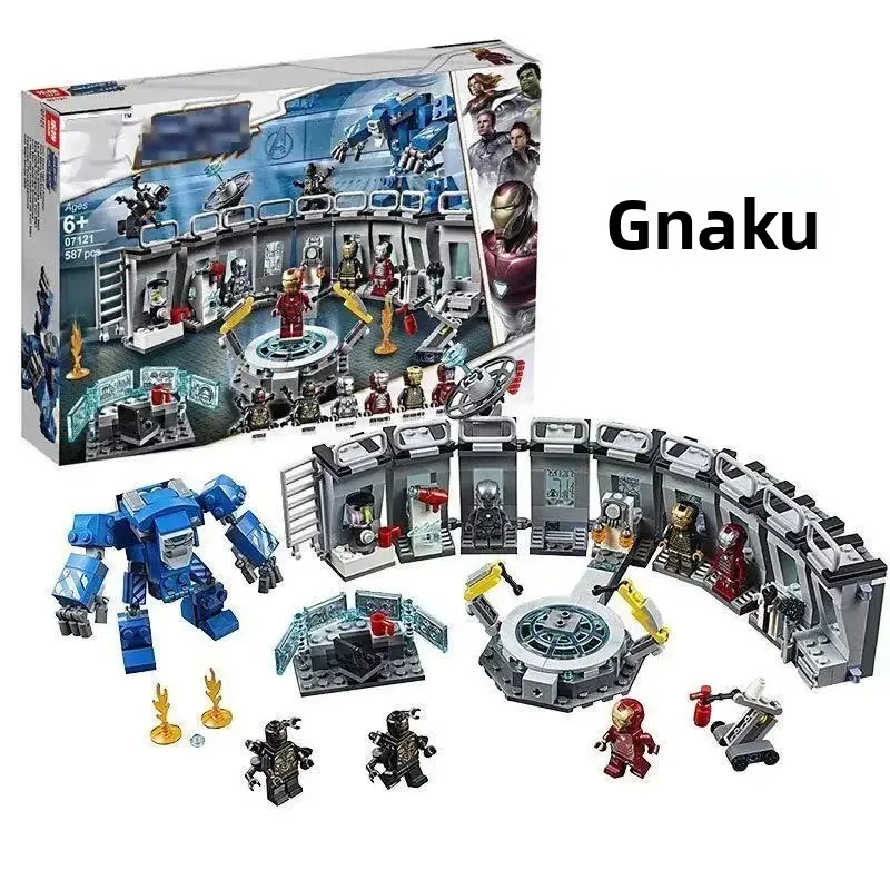 

2026 New 526pcs Man Hall of Armour Compound Battle Building Blocks Bricks Set Toys for boys Christmas Gift small particles