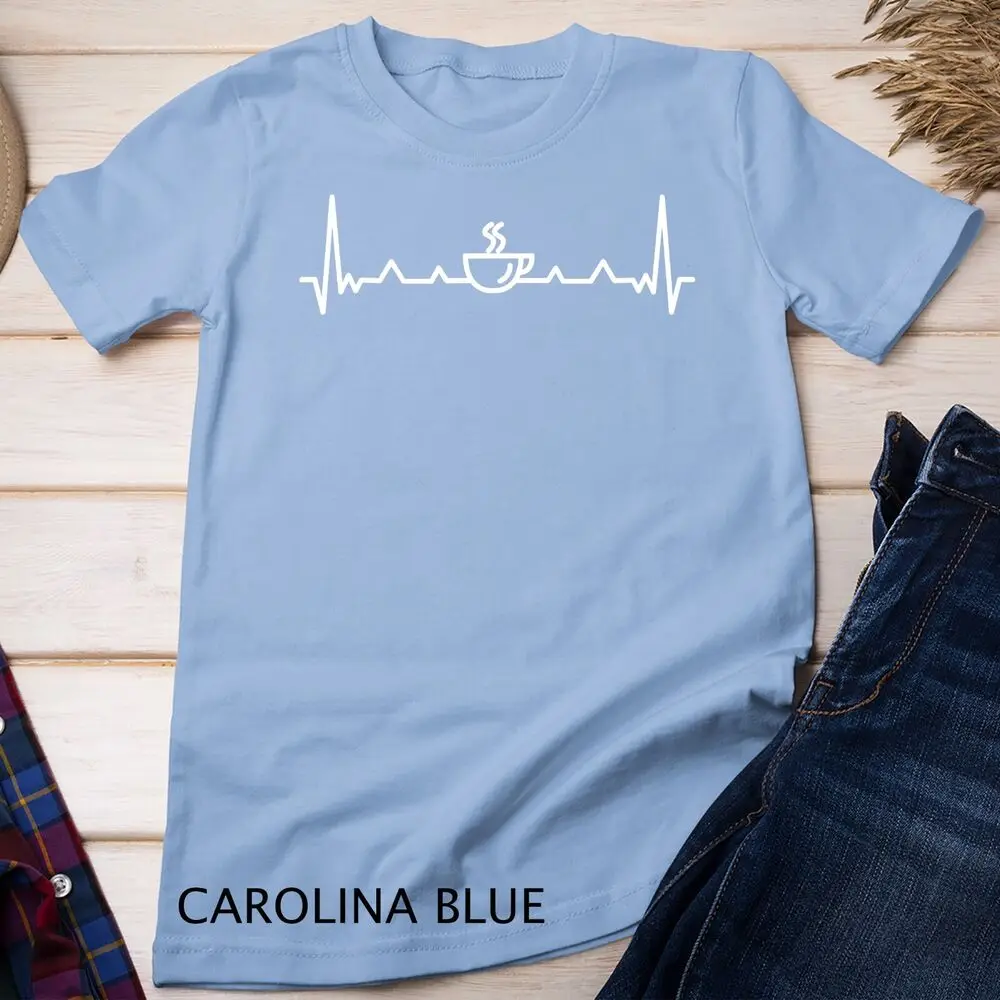 Coffee Heartbeat - Coffee Shirt Gift For Coffee Lover Unisex T-shirt