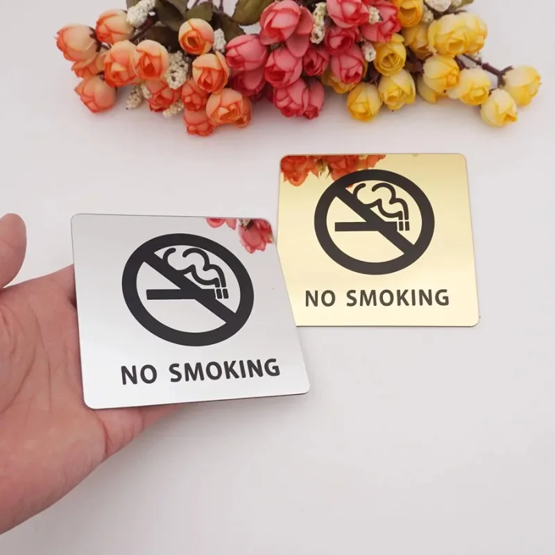 Do Not Smoke Acrylic Table Sign Creative No Smoking Signs Table Sign No Smoking Plaques Warm Reminder Board Warning Sign