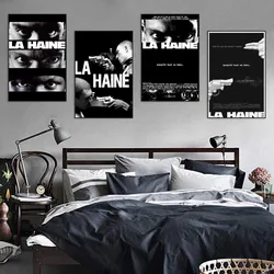 1995 La Haine Retro Movie Poster Self-adhesive Art Poster Retro Kraft Paper Sticker DIY Room Cafe Vintage Decorative Painting